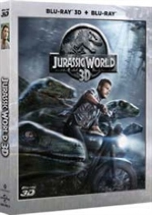 Locandina italiana DVD e BLU RAY Jurassic World 